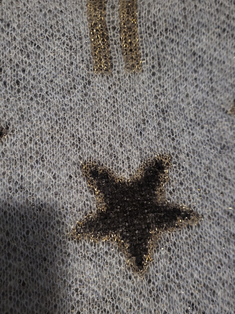 Saint Laurent Blue Star Knit Cardigan 2013 L Hedi - Picture 12 of 12